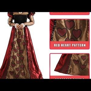 Queen of hearts costume dress